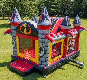T5-2499 Castelo Inflável Temático Os Incríveis