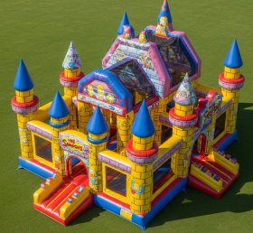 T5-2515 Castelos Infláveis Tema Os Simpsons