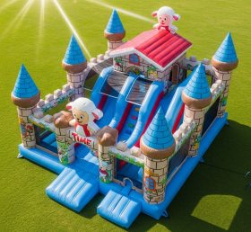 T5-2531 Castelos Infláveis Tema Timmy Time