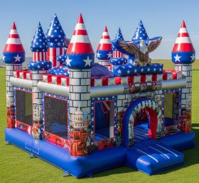 T5-2566 Castelos Infláveis com Tema Estilo Americano