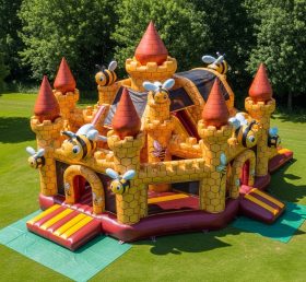 T5-2573 Castelos Infláveis com Tema de Abelha