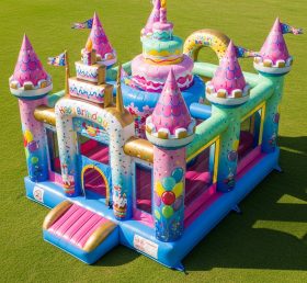 T5-2575 Castelos Infláveis com Tema de Aniversário