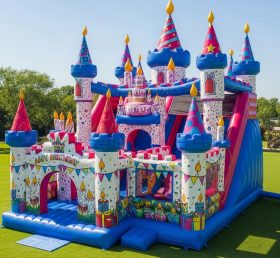 T5-2576 Castelos Infláveis com Tema de Aniversário