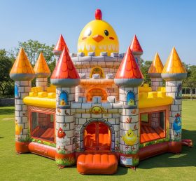 T5-2583 Castelos Infláveis com Tema de Galinha