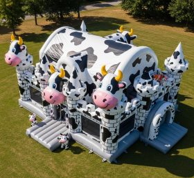 T5-2589 Castelos Infláveis com Tema de Vaca