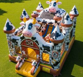 T5-2590 Castelos Infláveis com Tema de Vaca