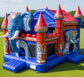 T5-2625 Castelos Infláveis com Tema de Elefante