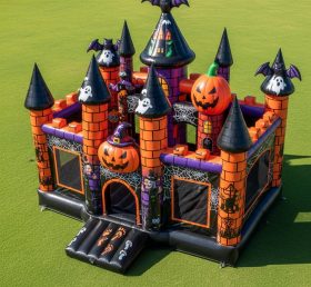 T5-2647 Castelos Infláveis com Tema de Halloween