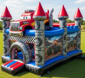 T5-2689 Castelos Insufláveis com Tema de Monster Trucks