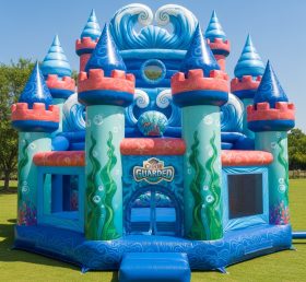 T5-2693 Castelos Infláveis com Tema Oceânico