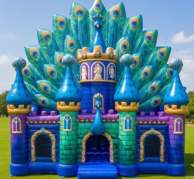 T5-2706 Castelos Infláveis com Tema de Pavão