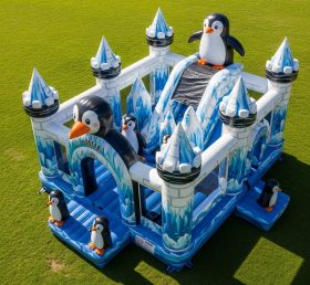 T5-2711 Castelos Infláveis com Tema de Pinguim
