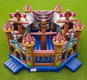 T5-2714 Castelos Infláveis Tema Piratas