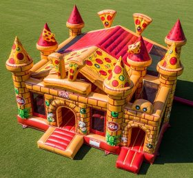 T5-2717 Castelos Infláveis com Tema de Pizza