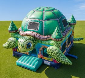 T5-2772 Castelos Infláveis com Tema de Tartaruga