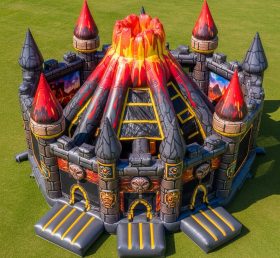 T5-2777 Castelos Infláveis com Tema de Vulcão