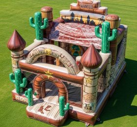 T5-2786 Castelos Infláveis com Tema Velho Oeste