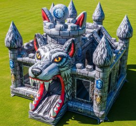 T5-2792 Castelos Infláveis Tema Lobo