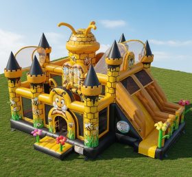 T5-2822 Castelos Infláveis com Tema de Abelha