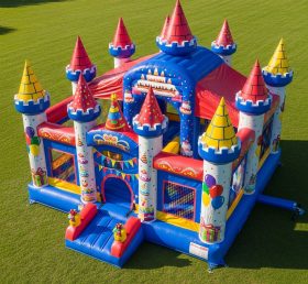 T5-2828 Castelos Infláveis com Tema de Aniversário