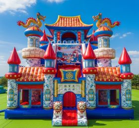 T5-2850 Castelos Infláveis de Tema Estilo Chinês
