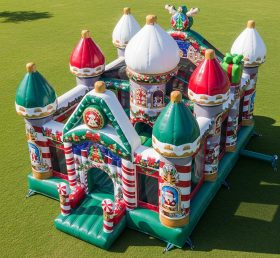T5-2857 Castelos Infláveis com Tema de Natal