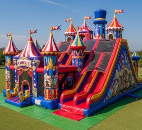 T5-2859 Castelos Infláveis com Tema de Circo
