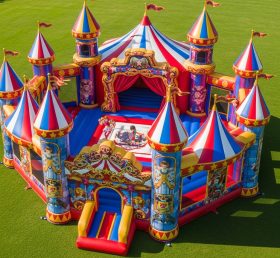 T5-2861 Castelos Infláveis com Tema de Circo