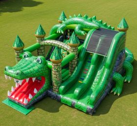 T5-2875 Castelos Infláveis com Tema de Crocodilo