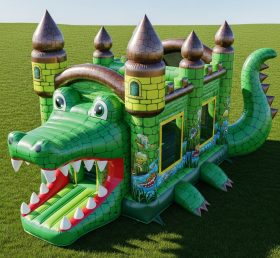 T5-2877 Castelos Insufláveis com Tema de Crocodilo