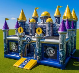 T5-2880 Castelos Infláveis com Tema de Criptomoeda