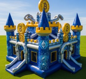 T5-2881 Castelos Infláveis com Tema de Criptomoeda