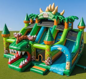 T5-2884 Castelos Infláveis com Tema de Dinossauro