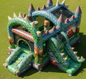 T5-2886 Castelos Infláveis com Tema de Dinossauro