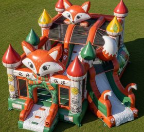 T5-2946 Castelos Infláveis com Tema de Raposa