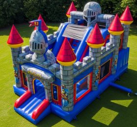 T5-2988 Castelo Inflável com Tema de Cavaleiro