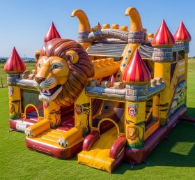 T5-2990 Castelos Infláveis com Tema de Leão