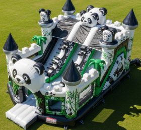 T5-3024 Castelos Infláveis Tema Panda