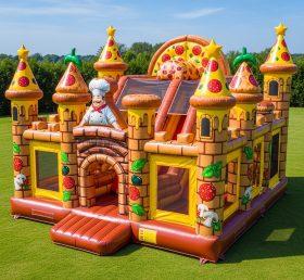 T5-3042 Castelos Infláveis com Tema de Pizza