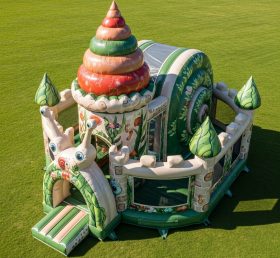 T5-3069 Castelos Infláveis com Tema de Caracol