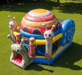 T5-3070 Castelos Infláveis com Tema de Caracol