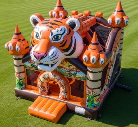 T5-3087 Castelos Infláveis com Tema de Tigre