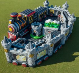 T5-3101 Castelos Infláveis com Tema de Trem