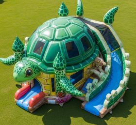 T5-3108 Castelos Infláveis com Tema de Tartaruga
