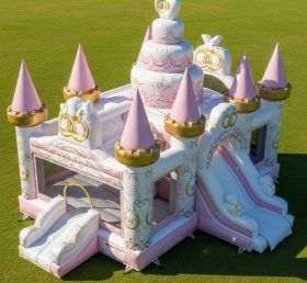 T5-3120 Castelos Infláveis com Tema de Casamento