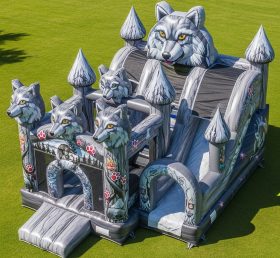 T5-3134 Castelos Insufláveis com Tema de Lobo
