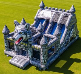T5-3135 Castelos Infláveis Tema de Lobo
