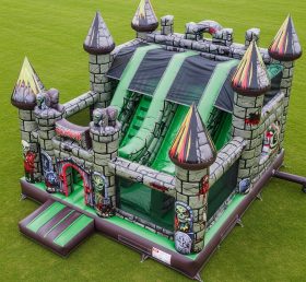 T5-3137 Castelos Infláveis com Tema de Zumbi