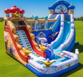 T8-9270 Escorregador Aquático Inflável Tema Aladdin