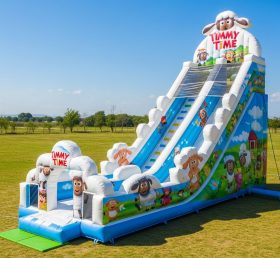 T8-9426 Escorregador Seco Inflável com Tema Timmy Time